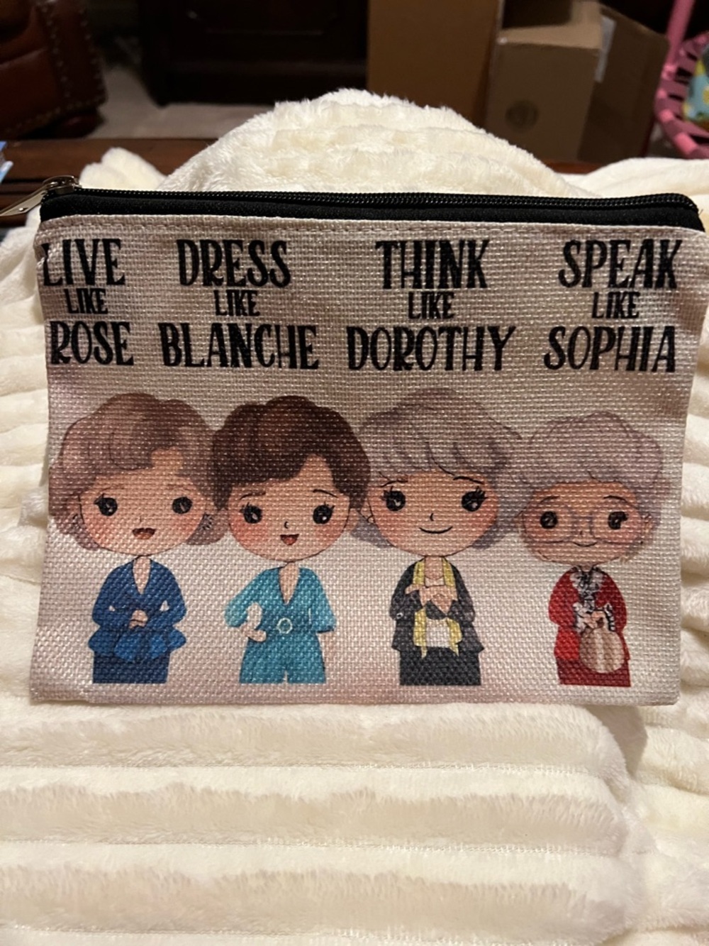 Your choice of Cute & Funny Zipper Pouches, pick ONE! 7 different choices.
NWOT